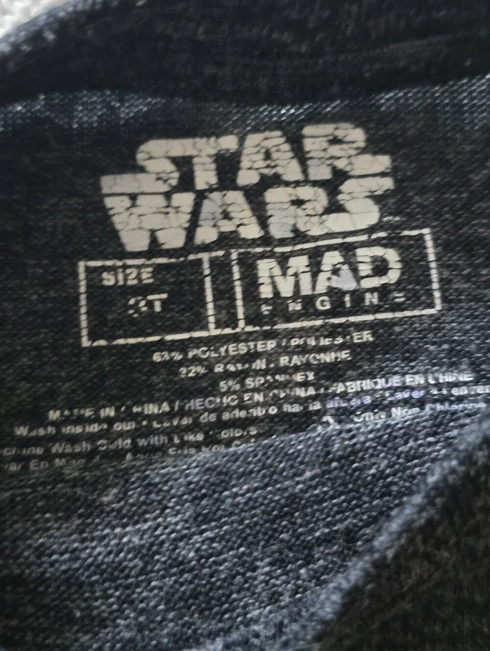 Star Wars Kids' Charcoal BB-8 Long Sleeve Tee - Sizd 3T
